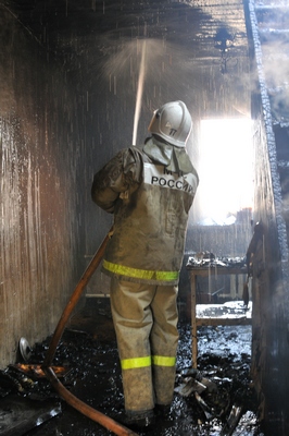 В Михайловском районе сгорела квартира